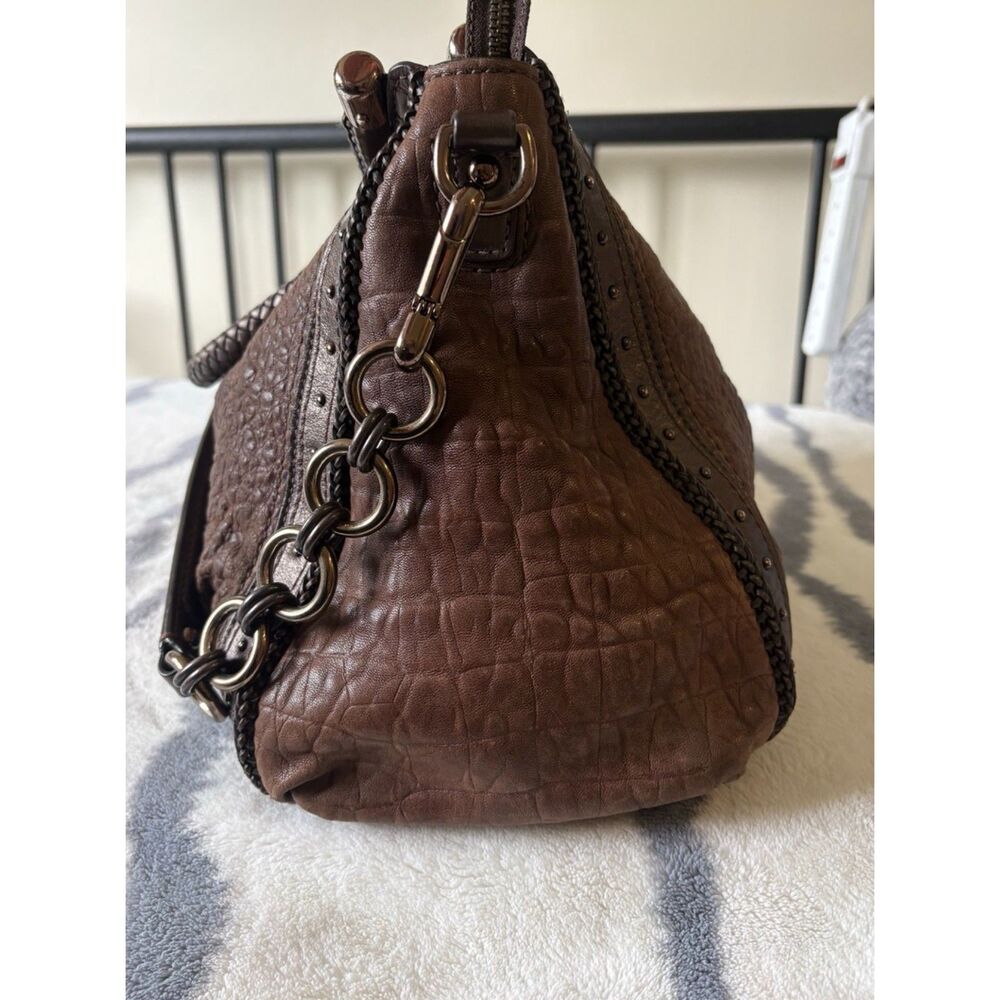 Coach 70th Anniversary Embossed Buffalo Caroline Dowel Satchel, Style #18661 - Picture 7 of 12